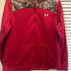 Under Armour Red Half-Zip